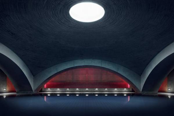 Photograph Stephan Schnedler Soerensen Underground Spa on One Eyeland